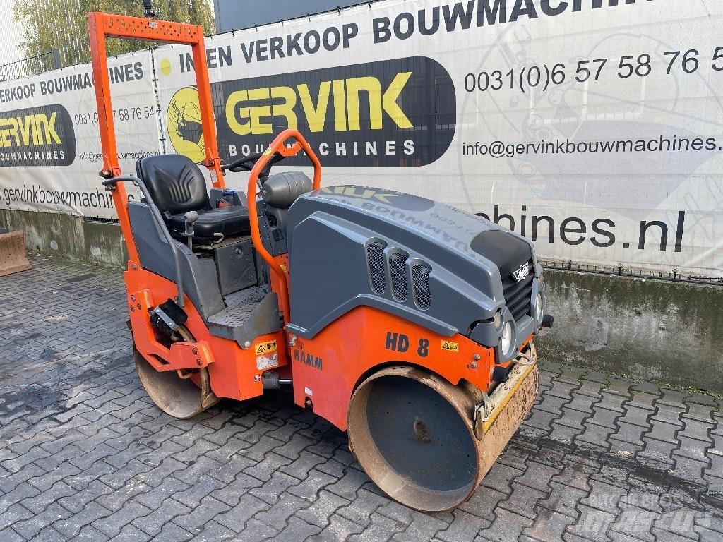 Hamm HD 8 VV Rouleaux tandem
