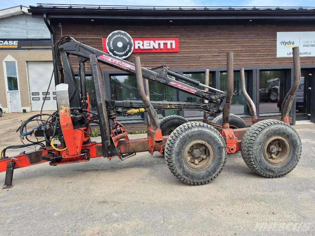 Farmi HK 3861 Remorque forestière avec grue