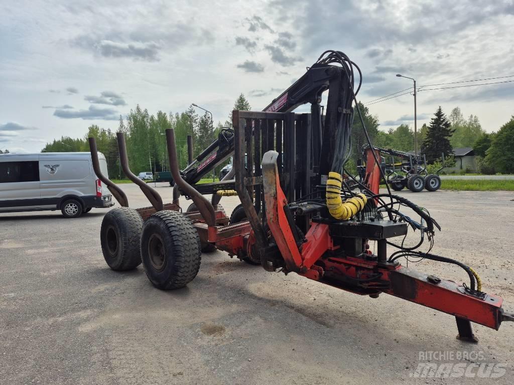 Farmi HK 3861 Remorque forestière avec grue
