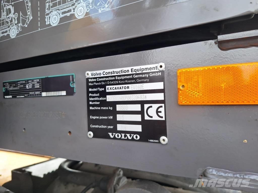 Volvo EW 160 E Pelle sur pneus