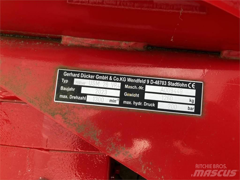 Dücker USM-26 VR4 Broyeur / Gyrobroyeur / Epareuse
