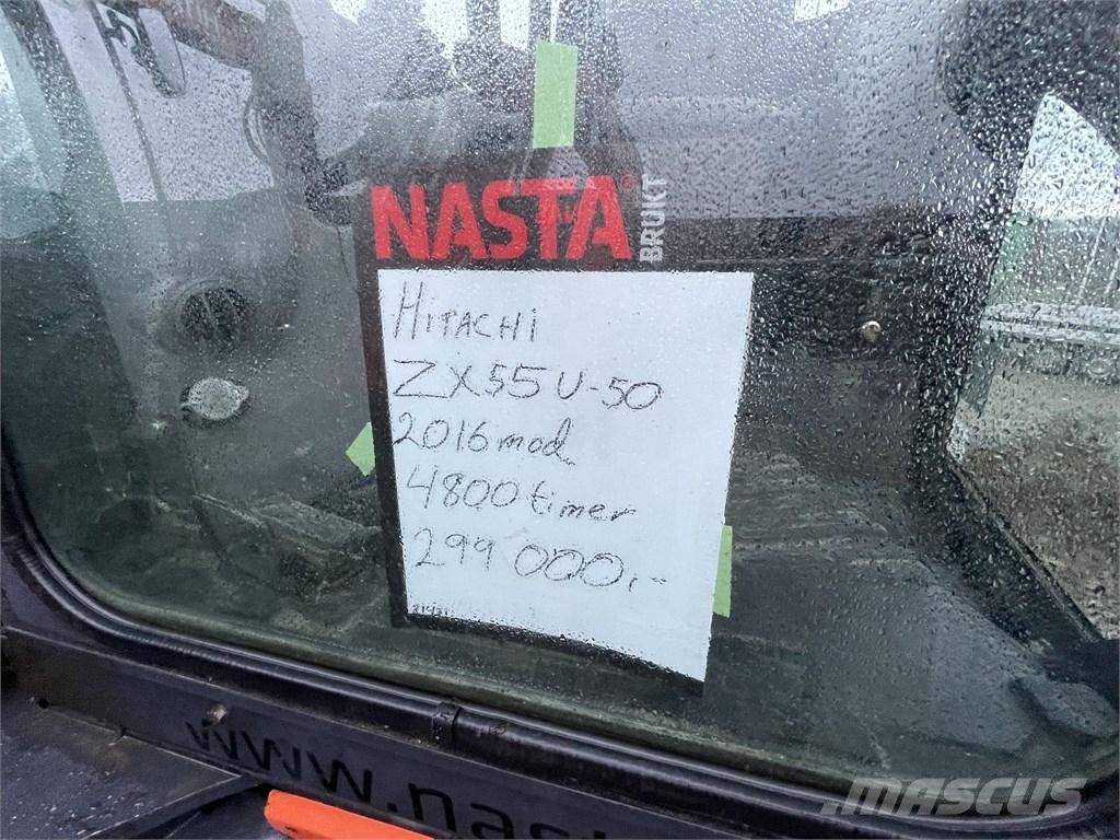 Hitachi ZX55U-5 Mini pelle < 7t