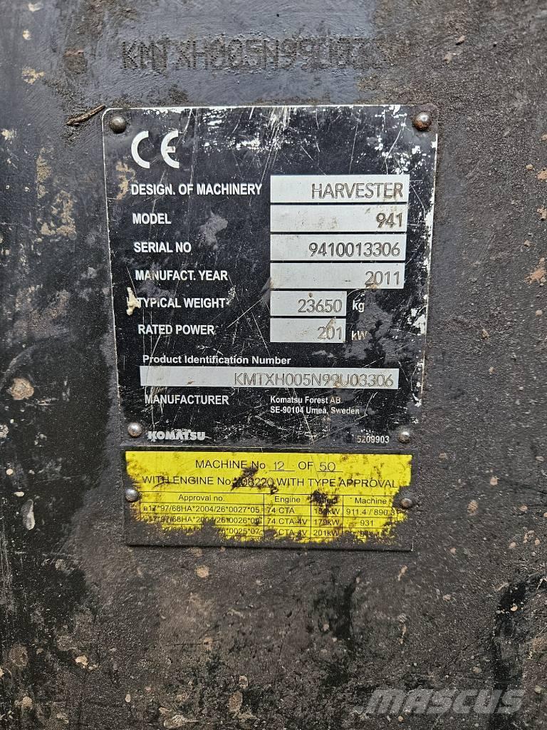 Komatsu 941 Abatteuse