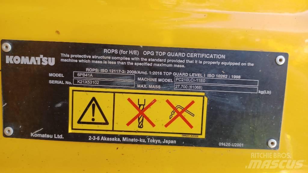Komatsu PC210LCi-11 Pelle sur chenilles