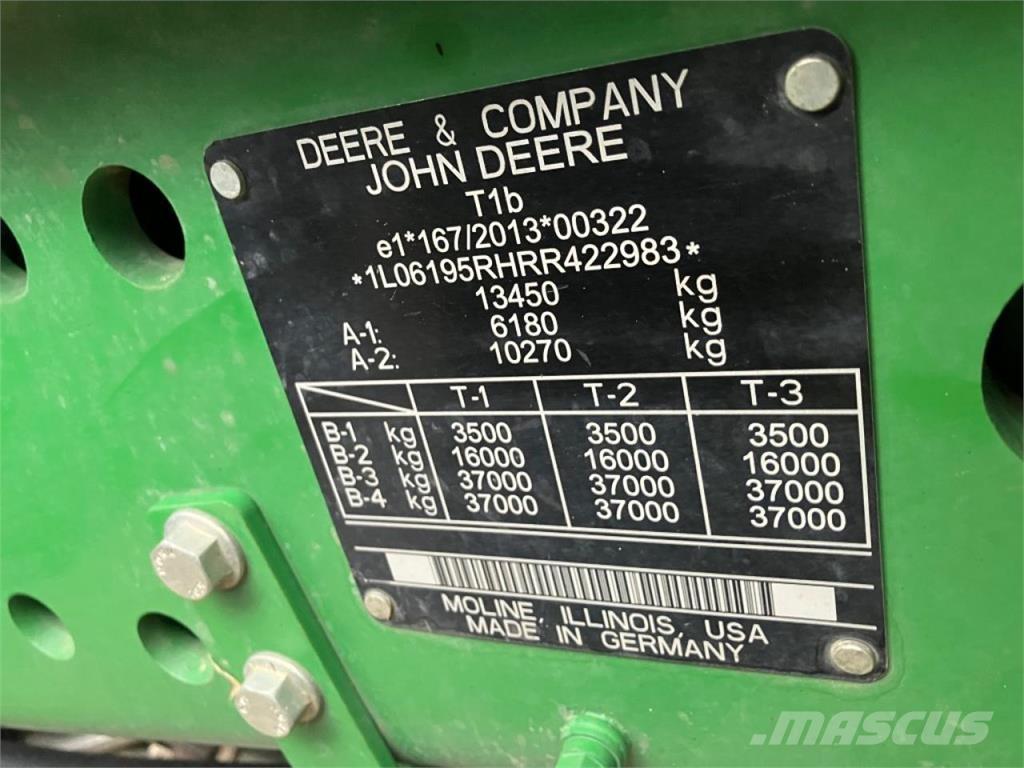 John Deere 6R 195 Tracteur