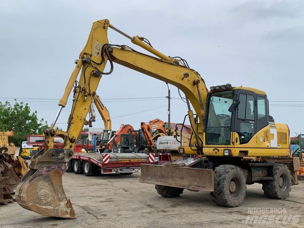 Komatsu PW 140-7 Pelle sur pneus