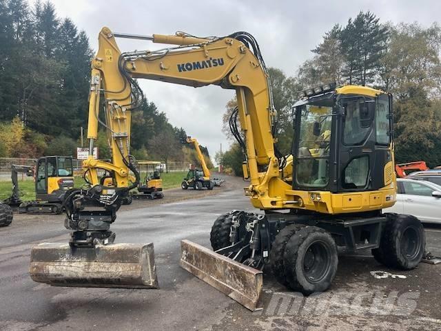 Komatsu PW 98 MR Pelle sur pneus