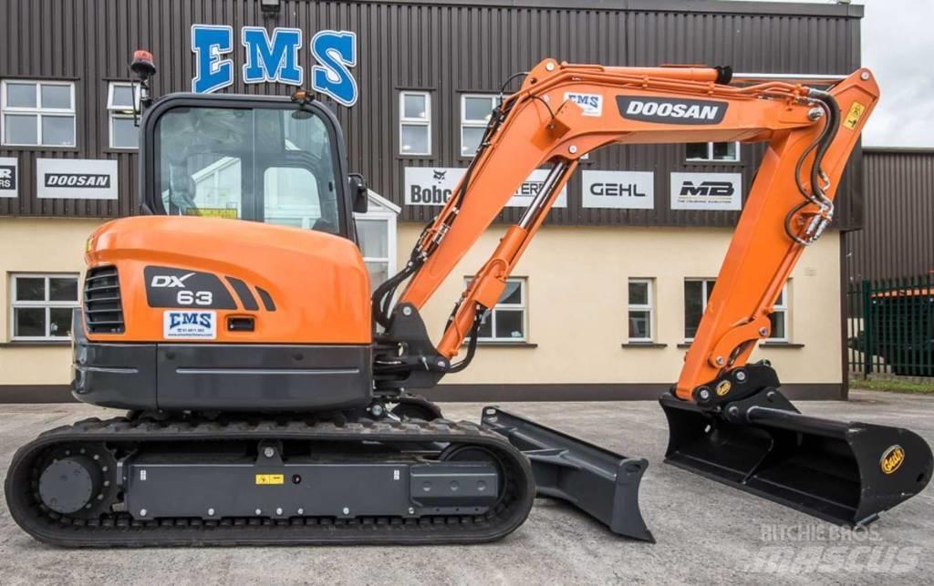 Doosan DX 63-3 Mini pelle < 7t