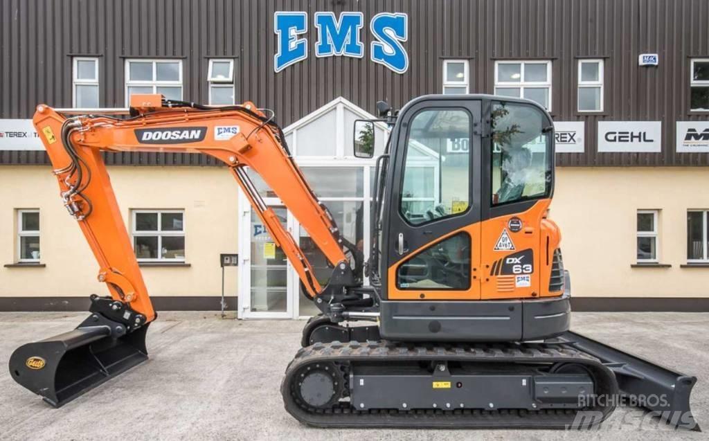 Doosan DX 63-3 Mini pelle < 7t