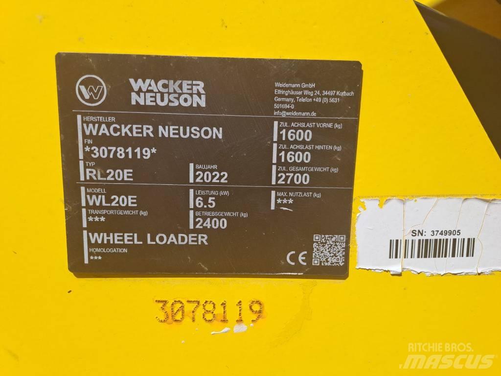 Wacker Neuson WL20e Chargeuse sur pneus