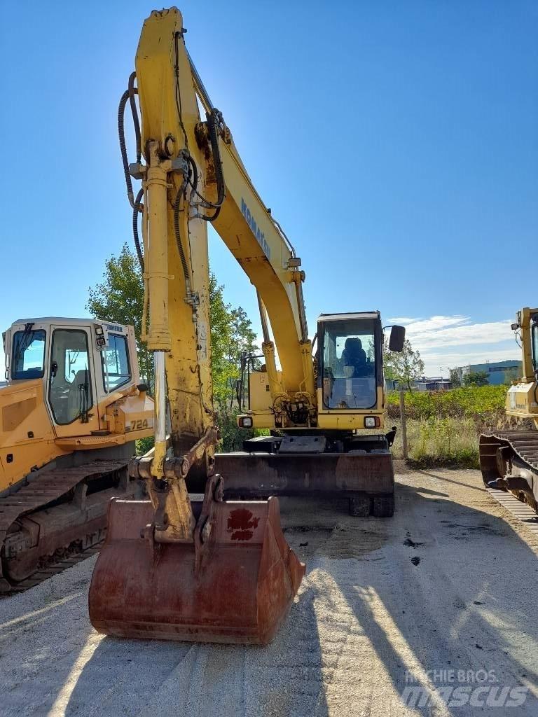 Komatsu PW200-7 Pelle sur pneus