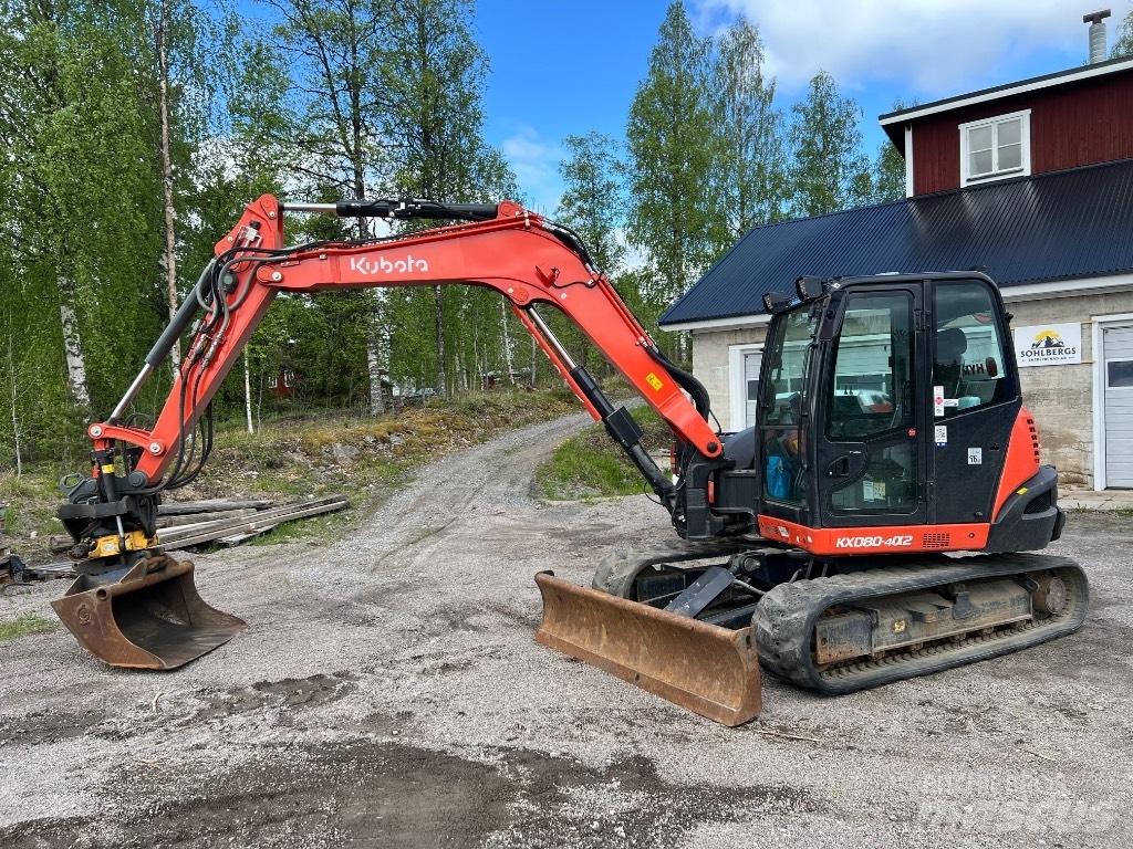 Kubota kx080-4a2 Mini pelle 7t-12t