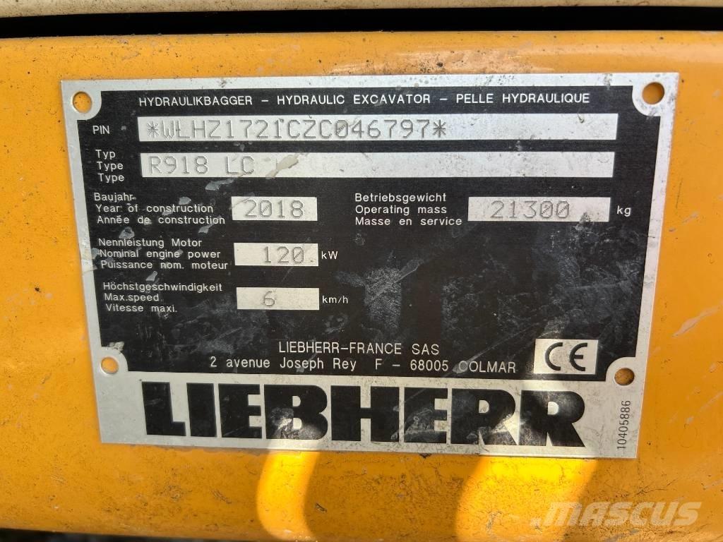 Liebherr R 918 LC Crawler excavators