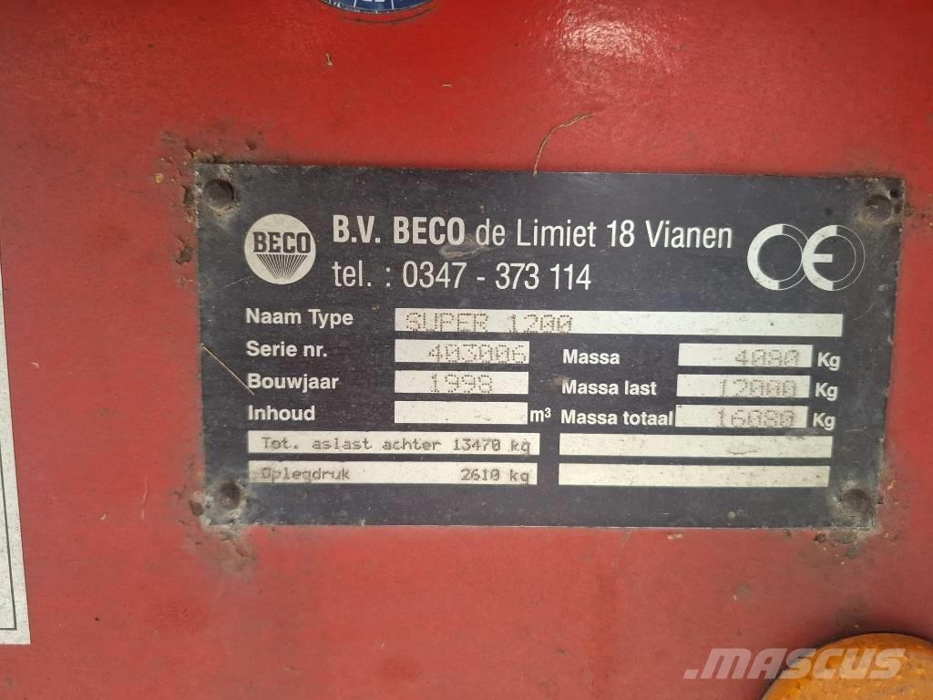 Beco Super 1200 Benne céréalière