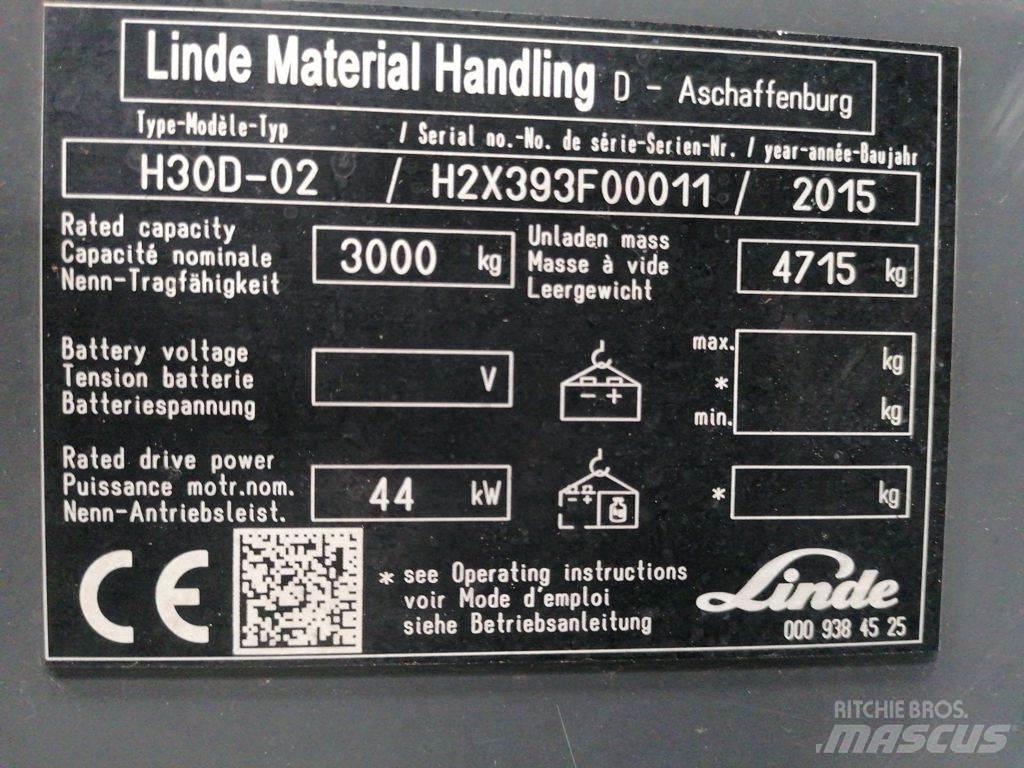 Linde H30D-02 Chariots diesel