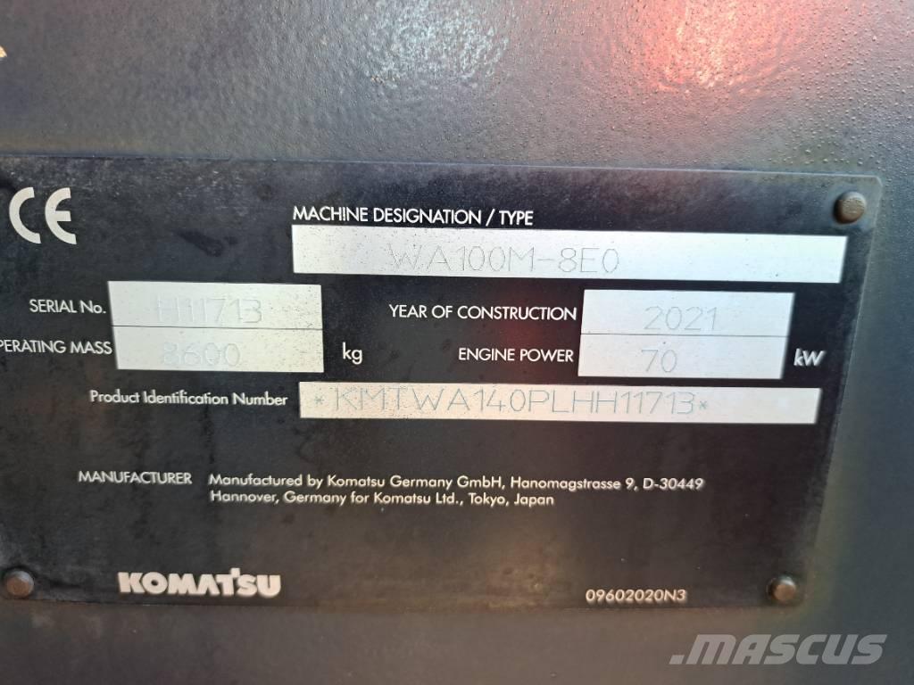 Komatsu WA 100 M-8 Chargeuse sur pneus