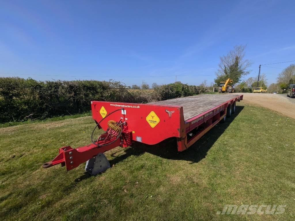 Tyrone 32FT FLATBED Remorque ridelle