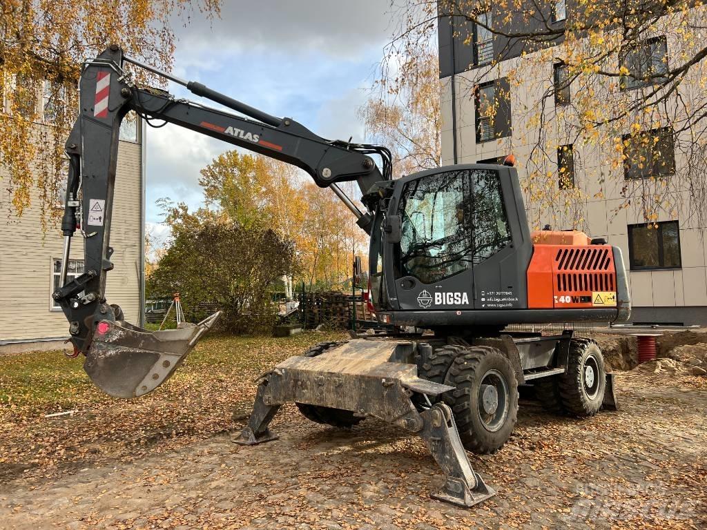 Atlas 140 W Pelle sur pneus