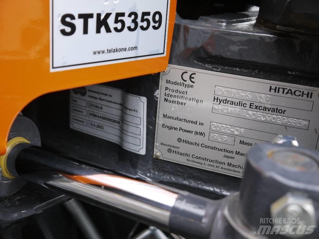 Hitachi ZX 10 U-6 Mini pelle < 7t