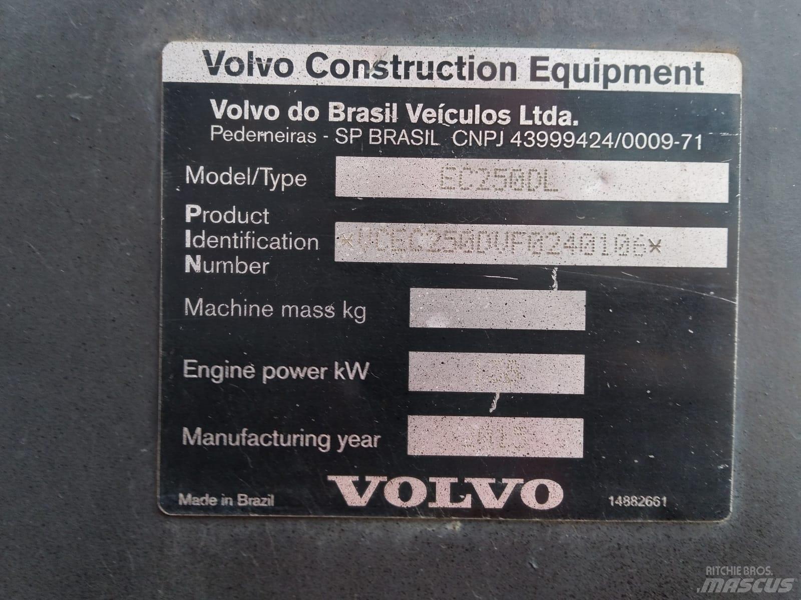 Volvo EC 250 D L Pelle sur chenilles