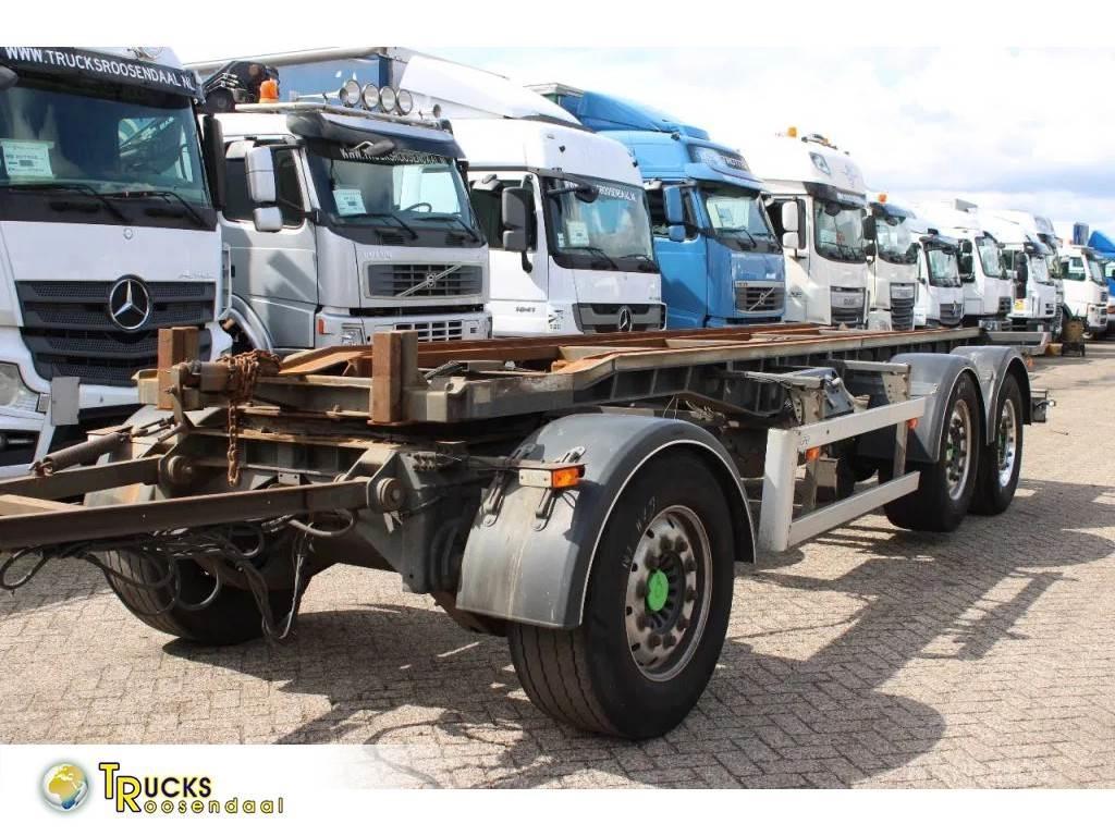 Burg 3x SAF Remorque porte container
