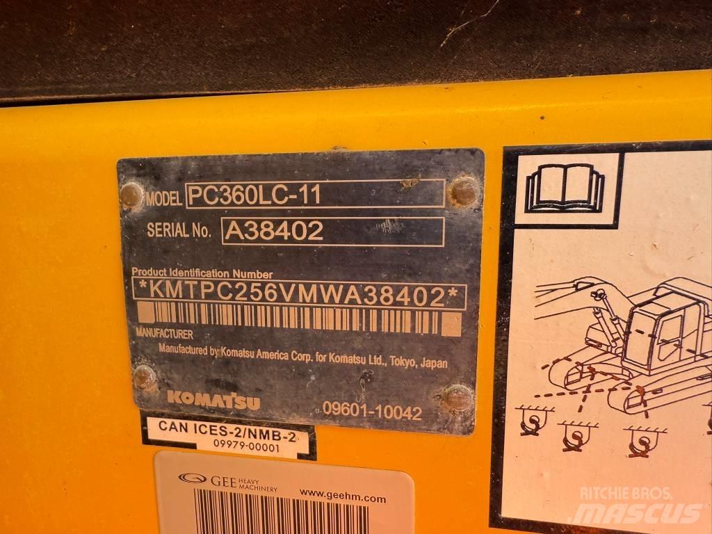 Komatsu PC360LC-11 Pelle sur chenilles