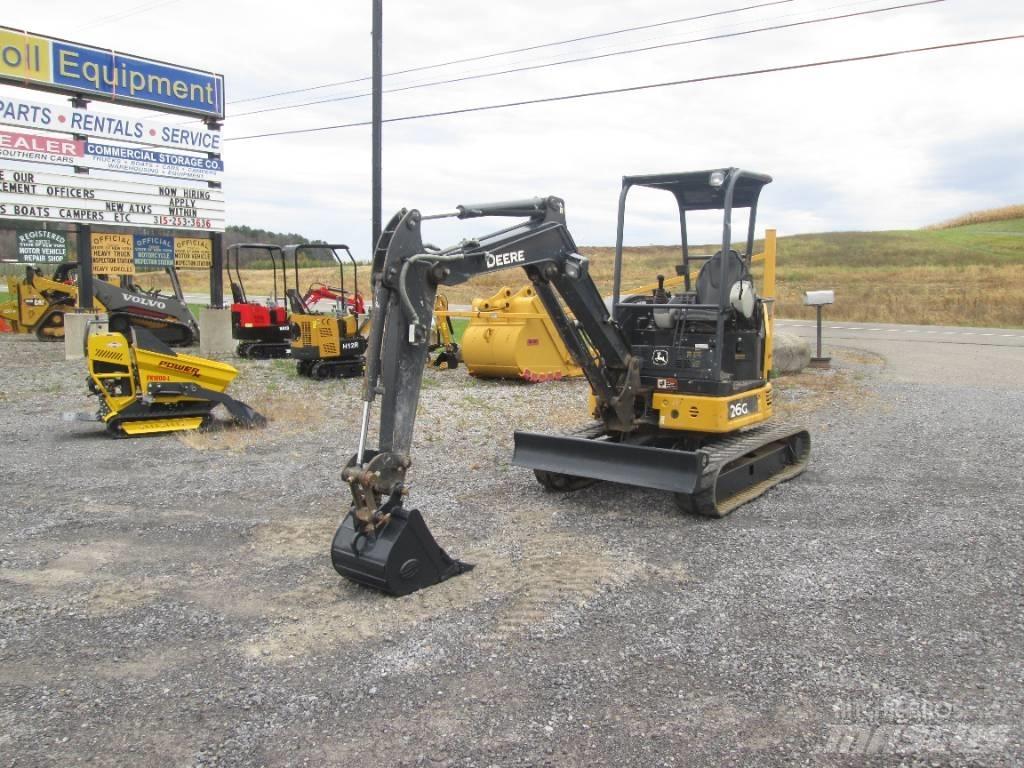 John Deere 26G Mini pelle < 7t