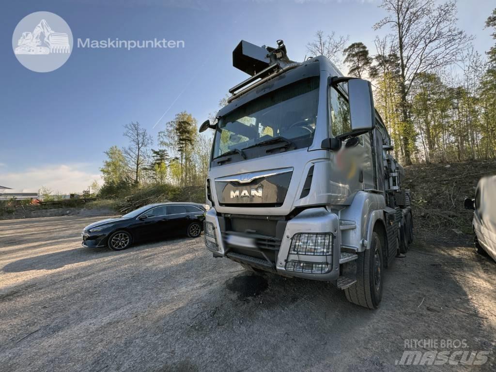 MAN TGS 28.480 Camion pour copeaux de bois