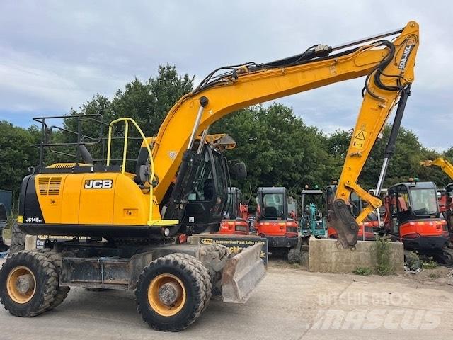 JCB JS 145 W Pelle sur pneus