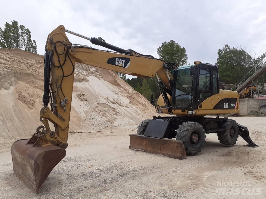 CAT M 316 D Pelle sur pneus