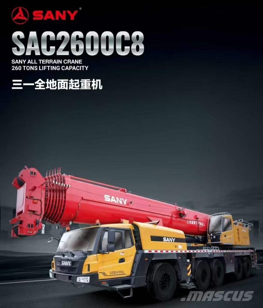 Sany SAC2600C8 Grues tout terrain