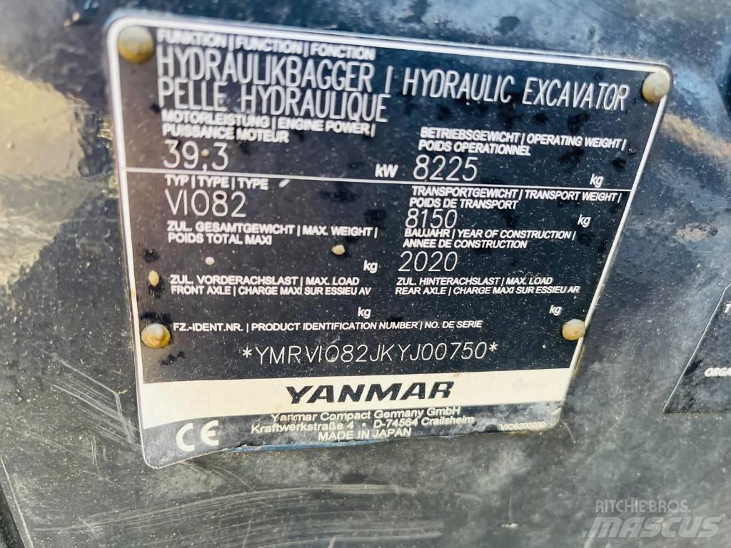 Yanmar Vio 82 Mini pelle 7t-12t