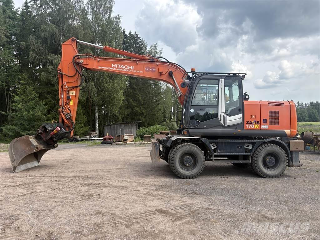Hitachi ZX170W-3 Pelle sur pneus