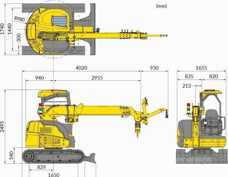 Maeda CC423-1 Grue sur chenilles