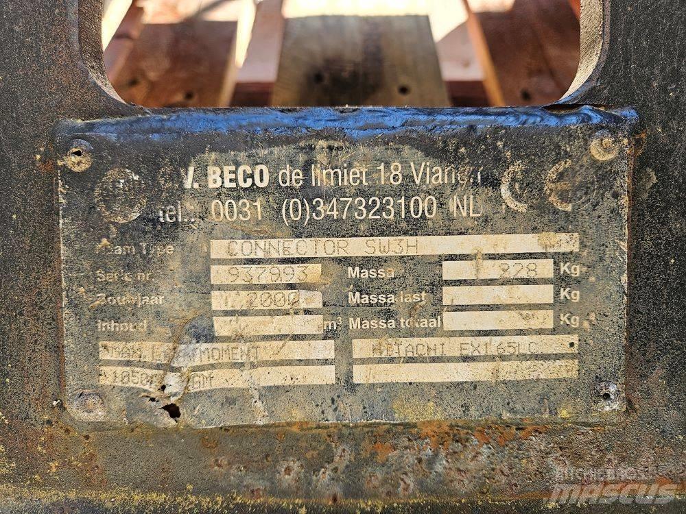 Beco Hitachi EX165 Attache rapide pour godet