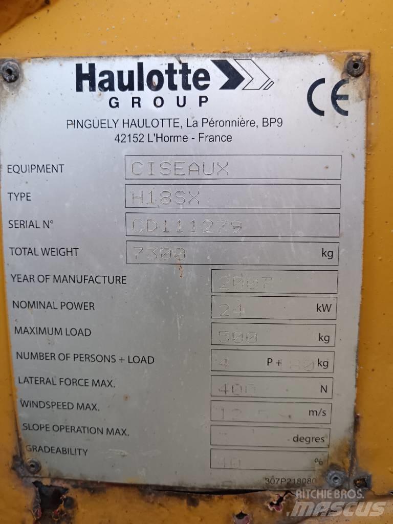 Haulotte H 18 SX Nacelle ciseaux
