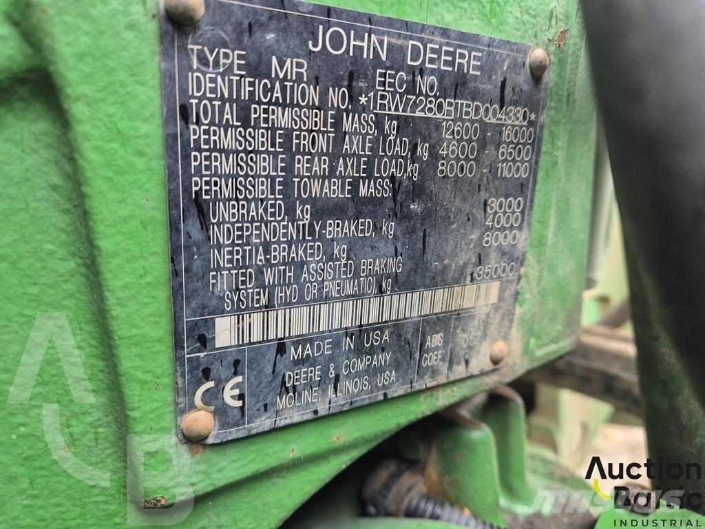 John Deere 7280 R Tracteur