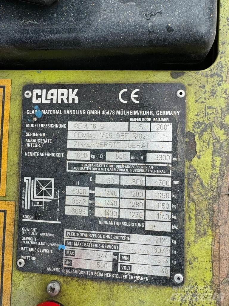 Clark CEM 16S Autres Chariots élévateurs