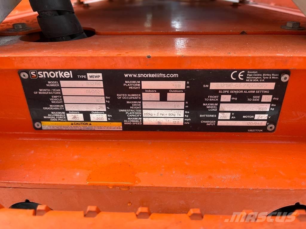 Snorkel S 3219 E Nacelle ciseaux