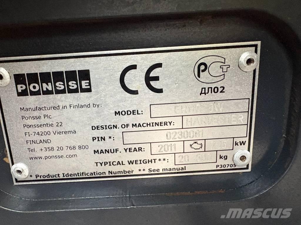 Ponsse Ergo 8W Abatteuse