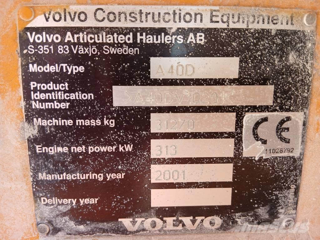 Volvo A 40 D Tombereau articulé
