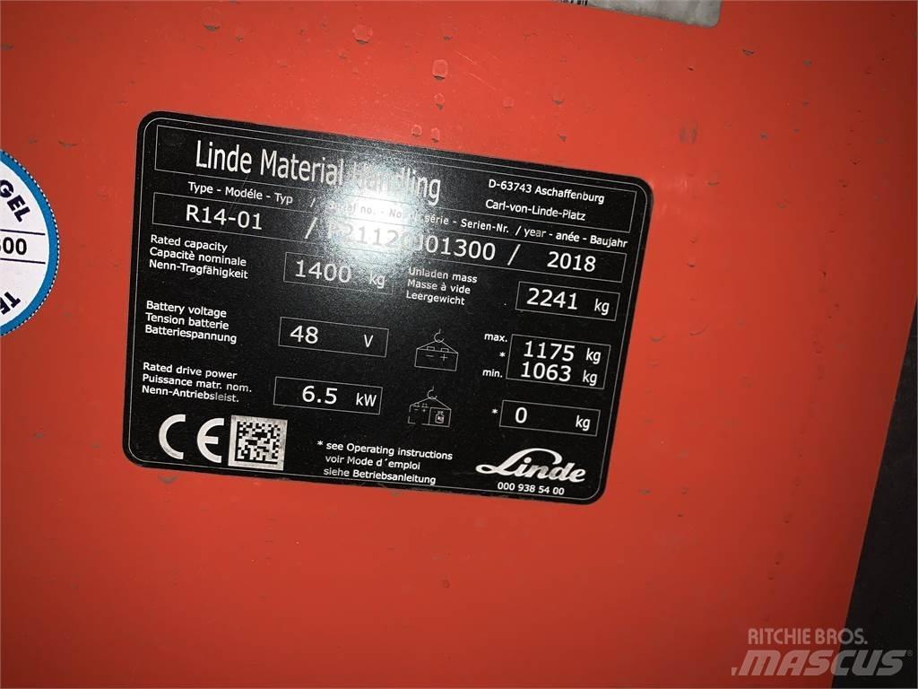 Linde R14 Chariot à mât rétractable