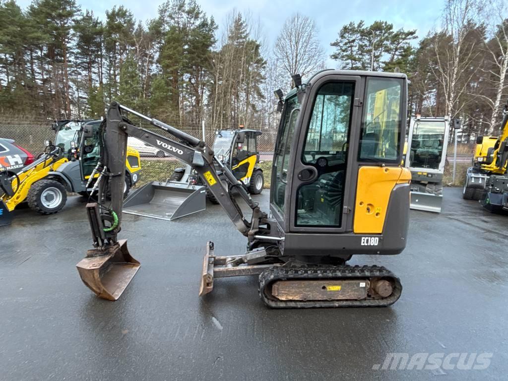 Volvo EC18 D Mini pelle < 7t