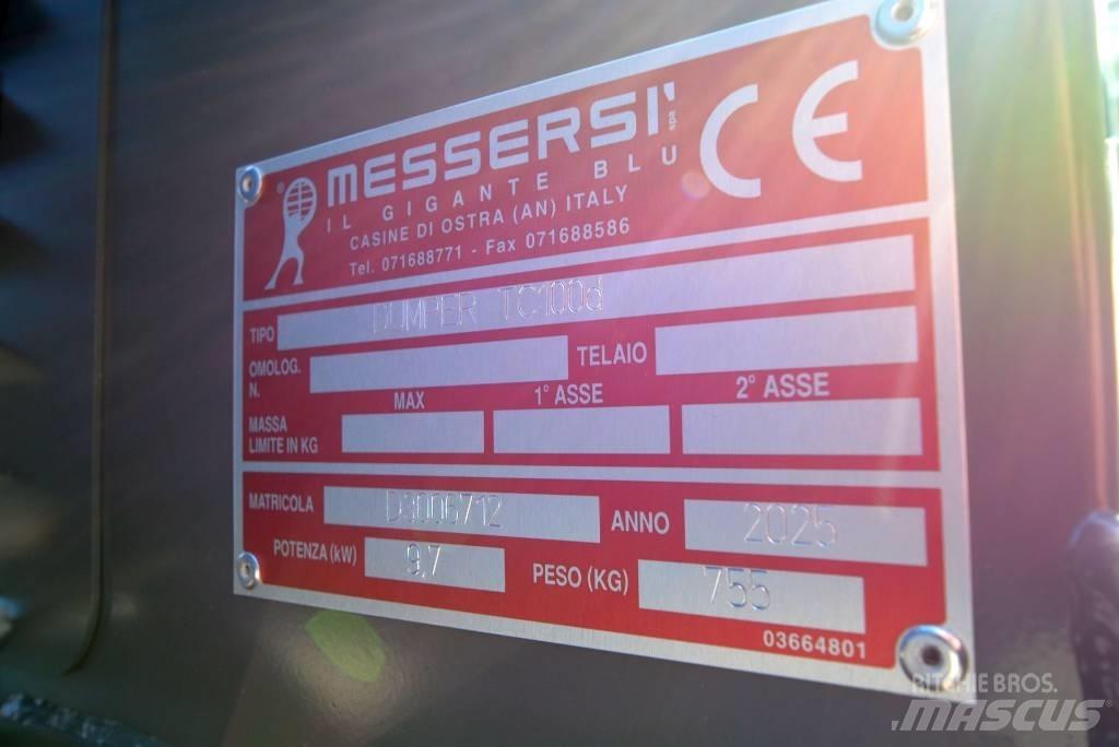 Messersi TC 100 d Mini tombereau