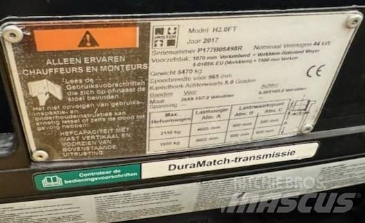 Hyster H 3.0 FT Chariots diesel