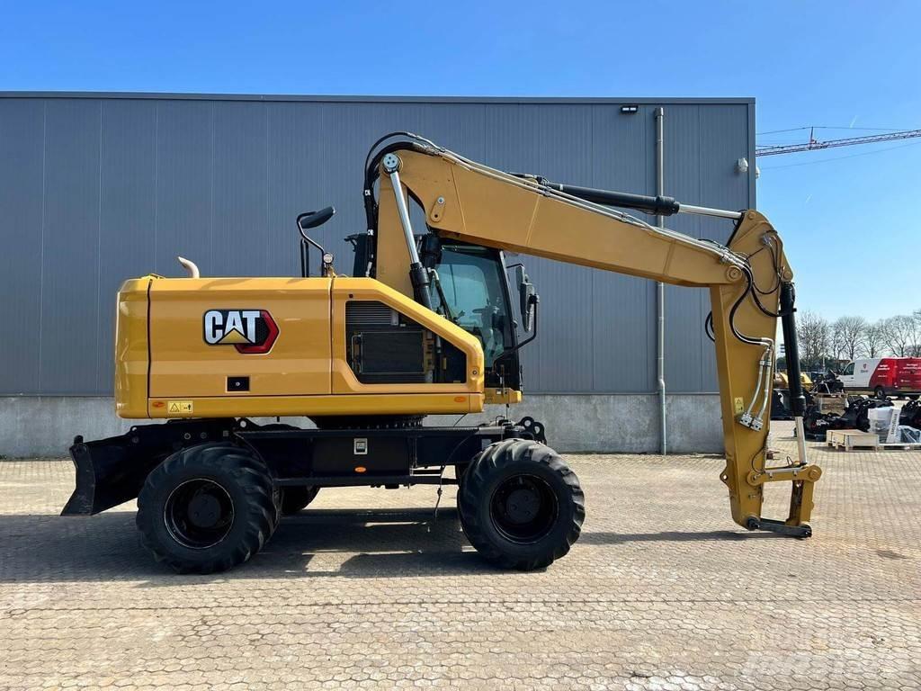 CAT M318-07 Pelle sur pneus