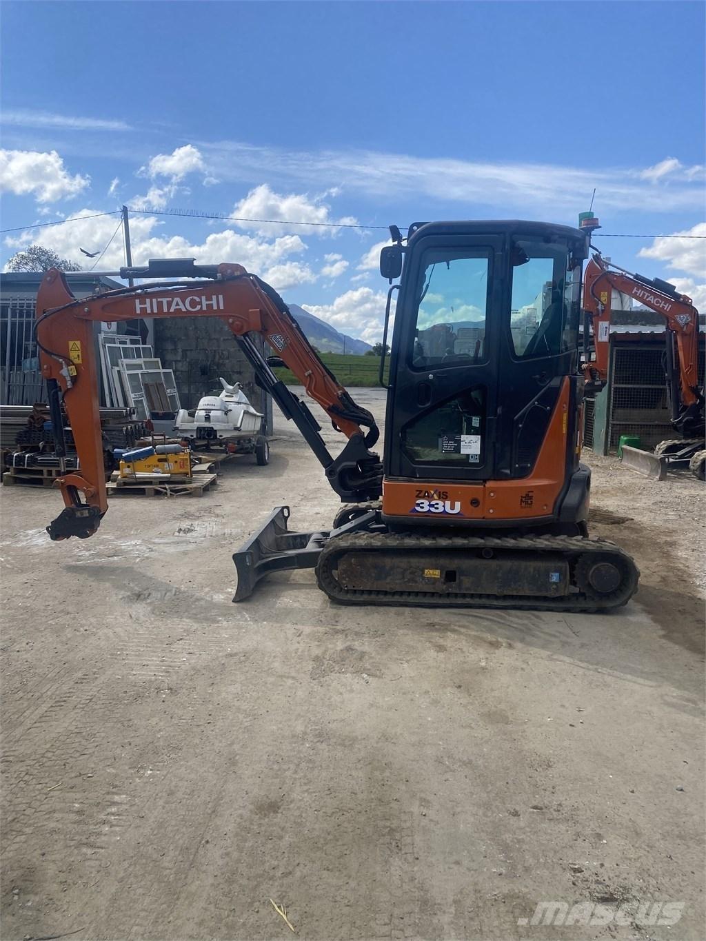 Hitachi Zaxis33U-6 Mini pelle < 7t