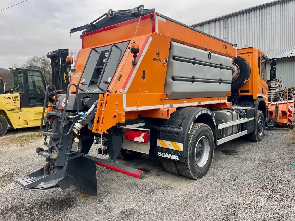 Scania P 410 Sableuse et saleuse