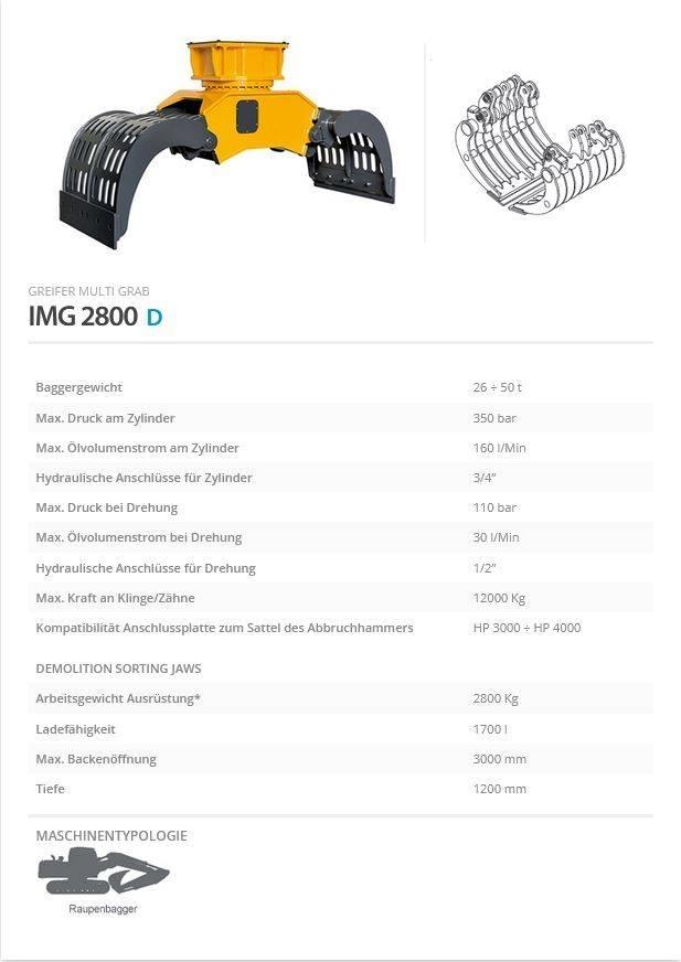 Indeco IMG 2800 Grappin