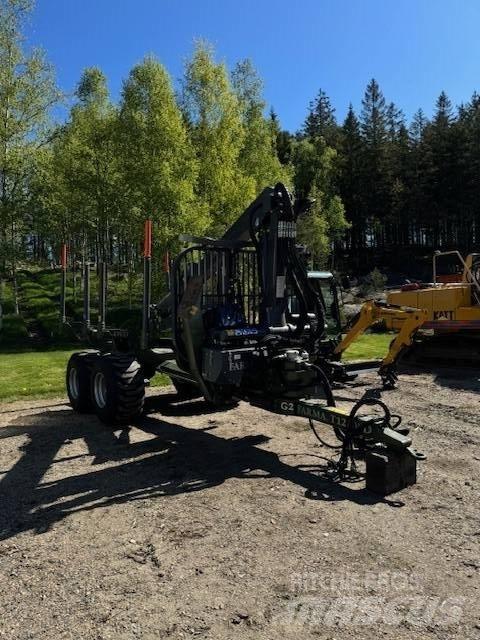 Farma T12 G2 Remorque forestière avec grue